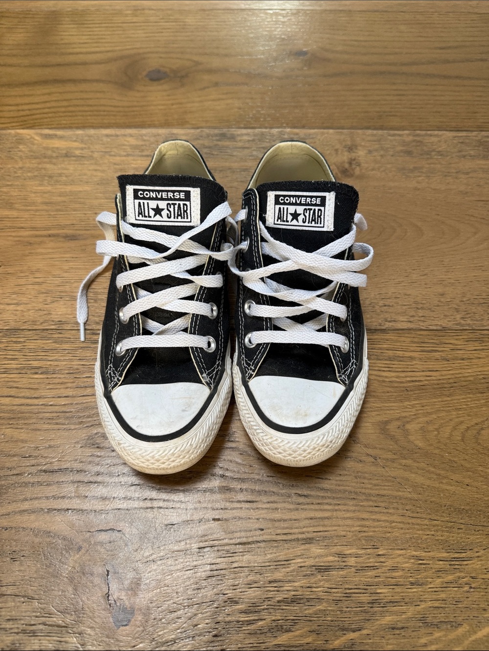 Converse Women’s Black & White Low-Top Sneakers